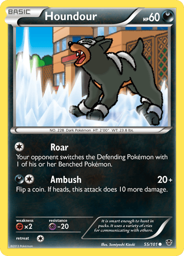 Houndour - Plasma Blast 55