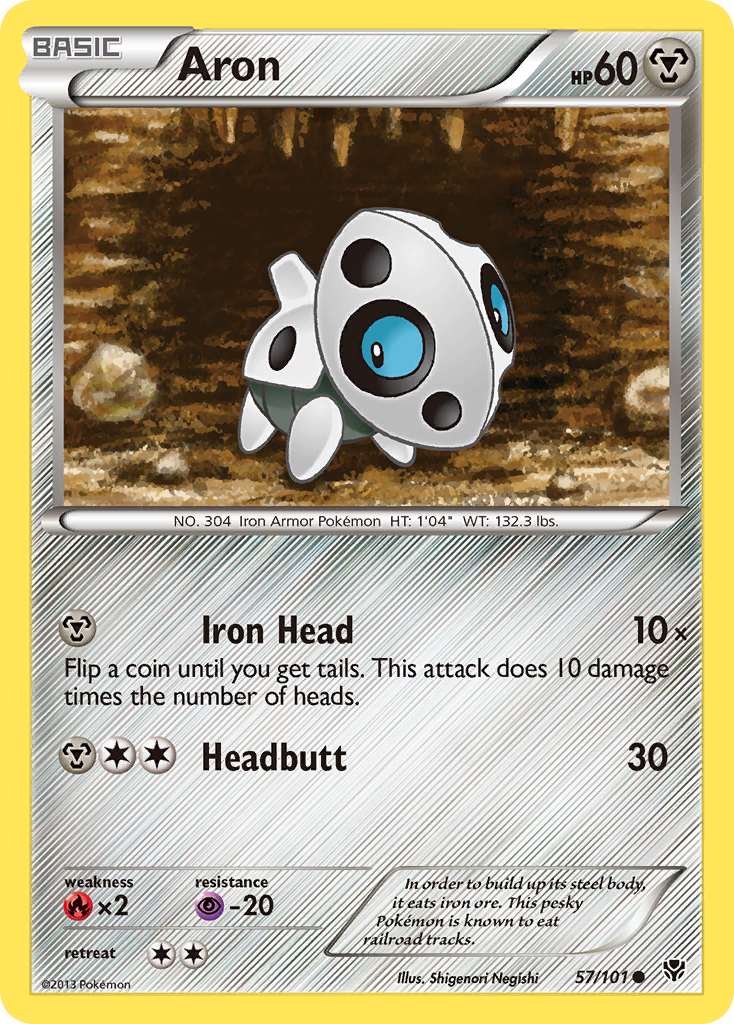 Aron – Plasma Blast 57/101 Pokémon card