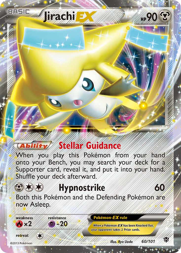 Jirachi-EX – Plasma Blast 60/101 Pokémon card