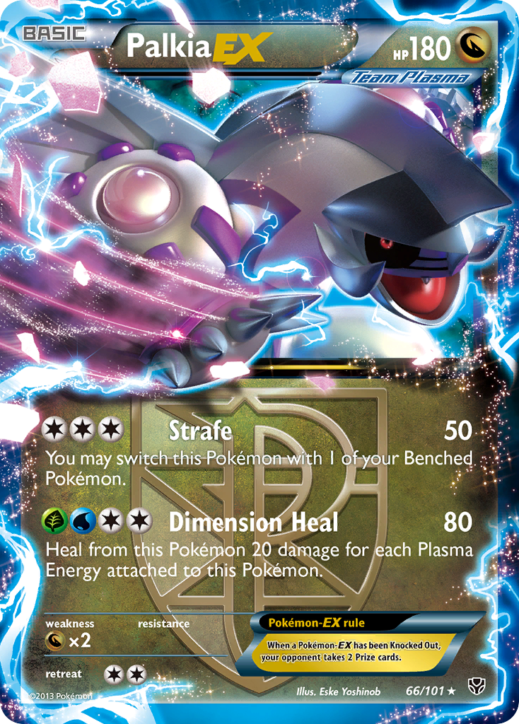 Palkia-EX – Plasma Blast 66/101 Pokémon card