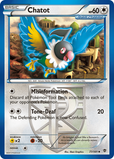Chatot - Plasma Blast 77