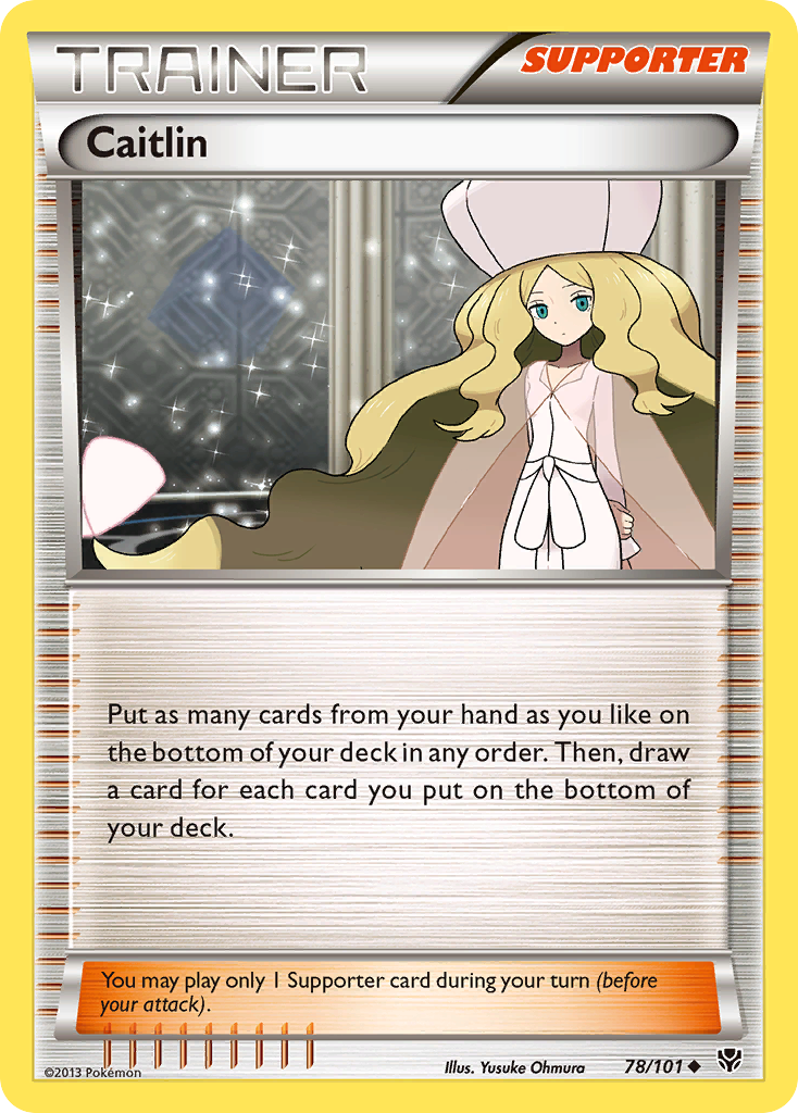 Caitlin – Plasma Blast 78/101 Pokémon card