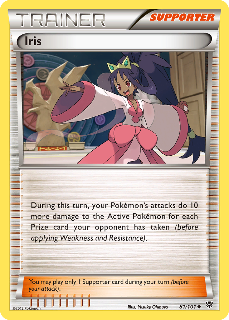 Iris – Plasma Blast 81/101 Pokémon card