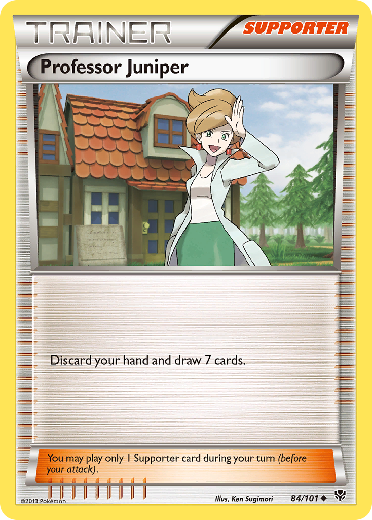 Professor Juniper – Plasma Blast 84/101 Pokémon card