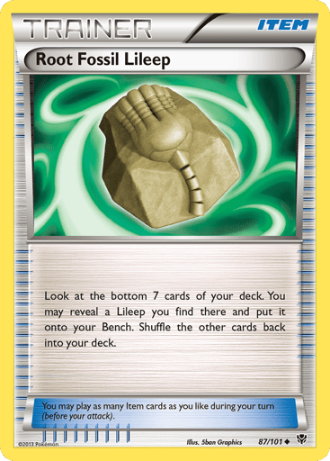 Root Fossil Lileep - Plasma Blast 87
