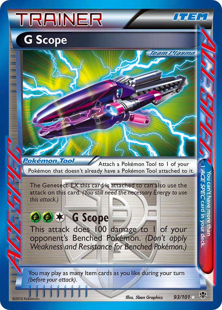 G Scope – Plasma Blast 93/101 Pokémon card