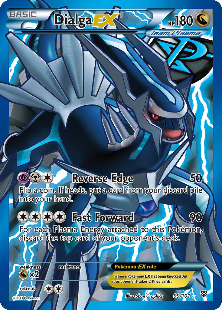 Dialga-EX – Plasma Blast 99/101 Pokémon card