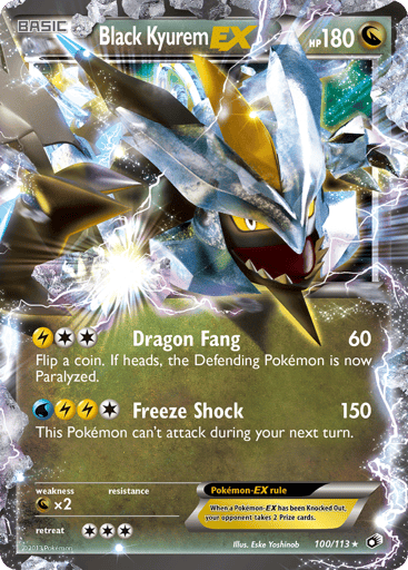 Black Kyurem-EX - Legendary Treasures 100
