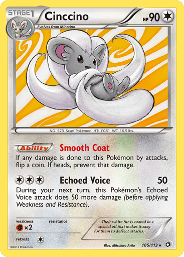 Cinccino - Legendary Treasures 105