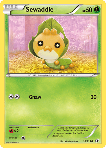 Sewaddle - Legendary Treasures 10