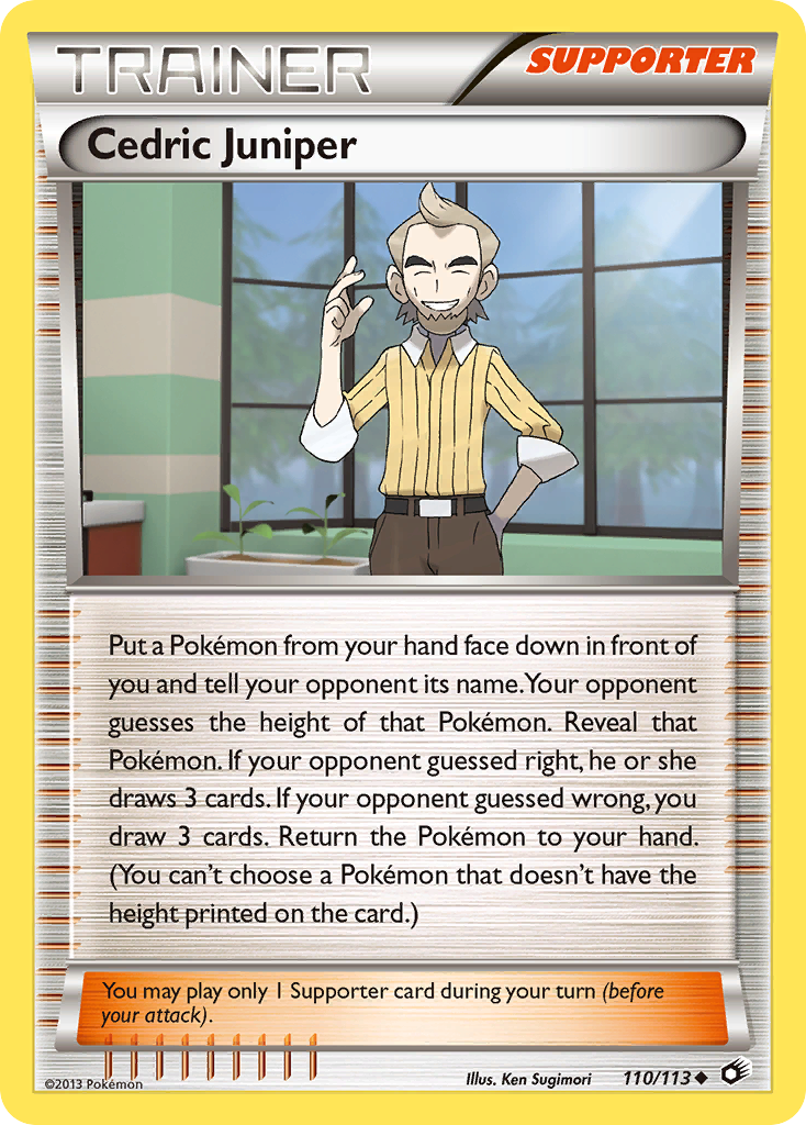 Cedric Juniper – Legendary Treasures 110/113 Pokémon card