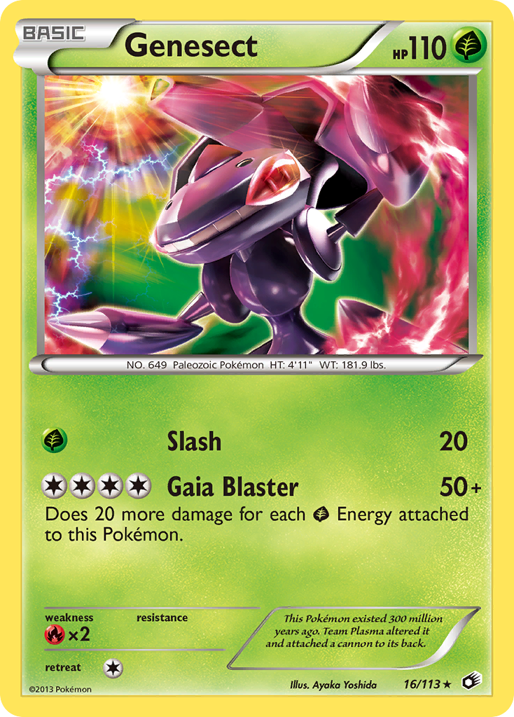 Genesect – Legendary Treasures 16/113 Pokémon card