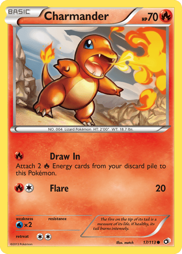 Charmander - Legendary Treasures 17