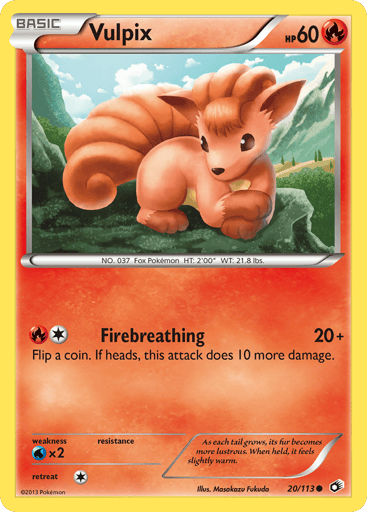 Vulpix - Legendary Treasures 20