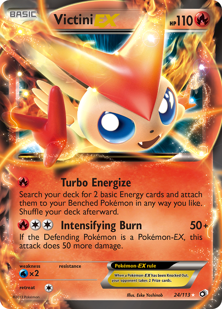 Victini-EX – Legendary Treasures 24/113 Pokémon card