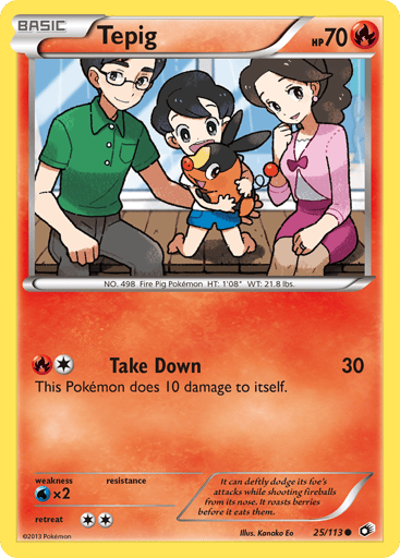 Tepig - Legendary Treasures 25