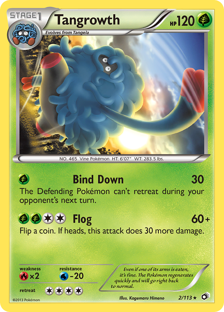 Tangrowth – Legendary Treasures 2/113 Pokémon card