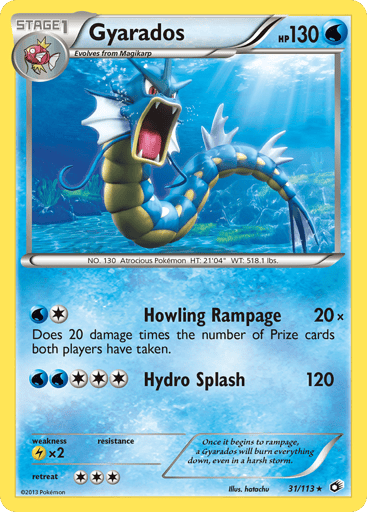Gyarados - Legendary Treasures 31