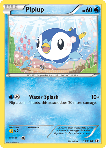 Piplup - Legendary Treasures 33