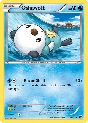 Oshawott - Legendary Treasures 37