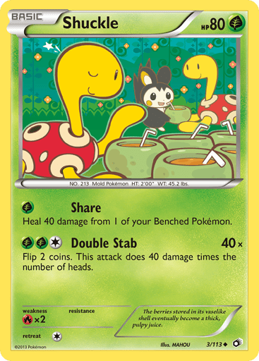 Shuckle - Legendary Treasures 3