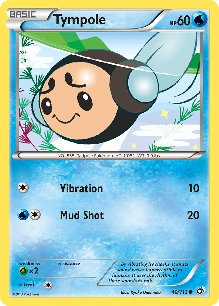 Tympole – Legendary Treasures 40/113 Pokémon card
