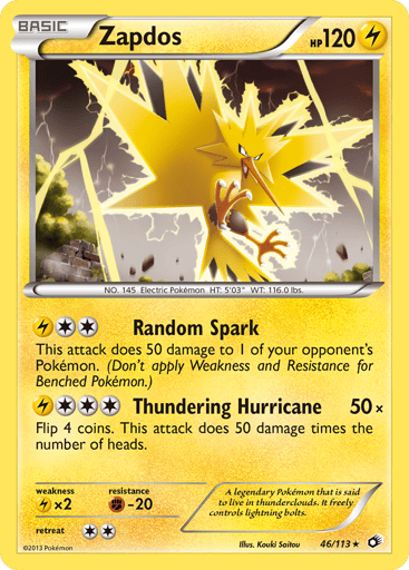 Zapdos - Legendary Treasures 46