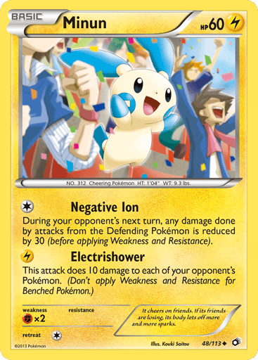 Minun - Legendary Treasures 48