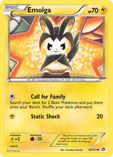 Emolga - Legendary Treasures 49
