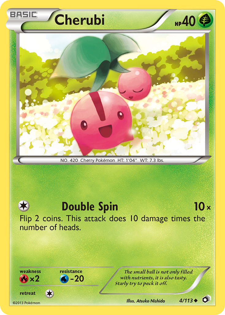 Cherubi – Legendary Treasures 4/113 Pokémon card