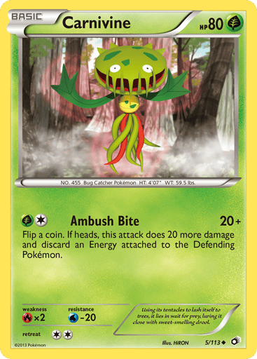 Carnivine - Legendary Treasures 5