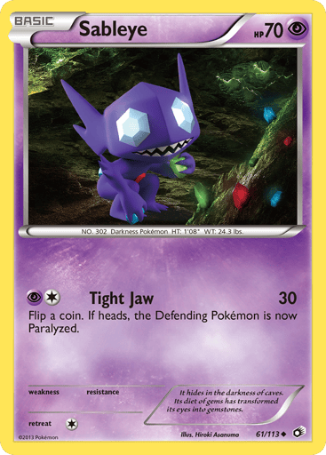 Sableye - Legendary Treasures 61