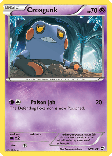 Croagunk - Legendary Treasures 62