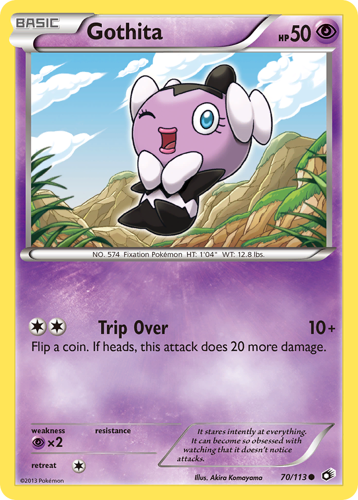 Gothita – Legendary Treasures 70/113 Pokémon card
