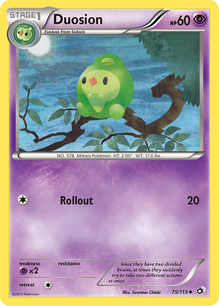 Duosion – Legendary Treasures 75/113 Pokémon card