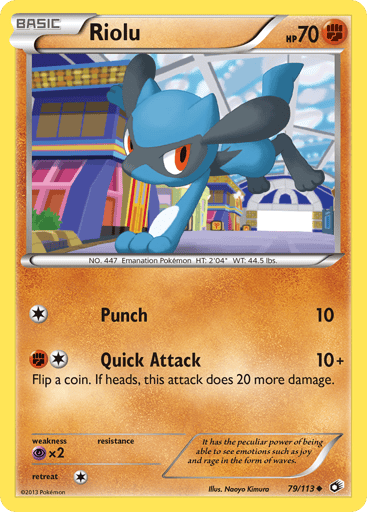 Riolu - Legendary Treasures 79