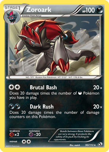 Zoroark - Legendary Treasures 90