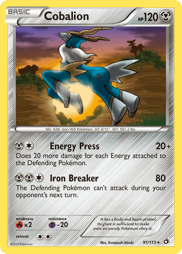 Cobalion - Legendary Treasures 91
