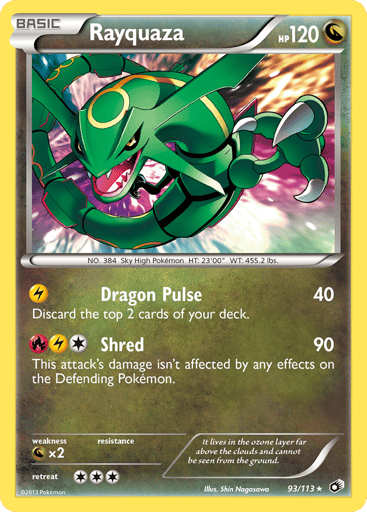 Rayquaza - Legendary Treasures 93