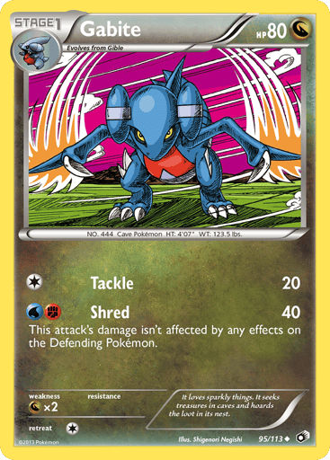 Gabite - Legendary Treasures 95