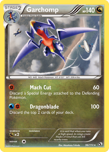 Garchomp - Legendary Treasures 96