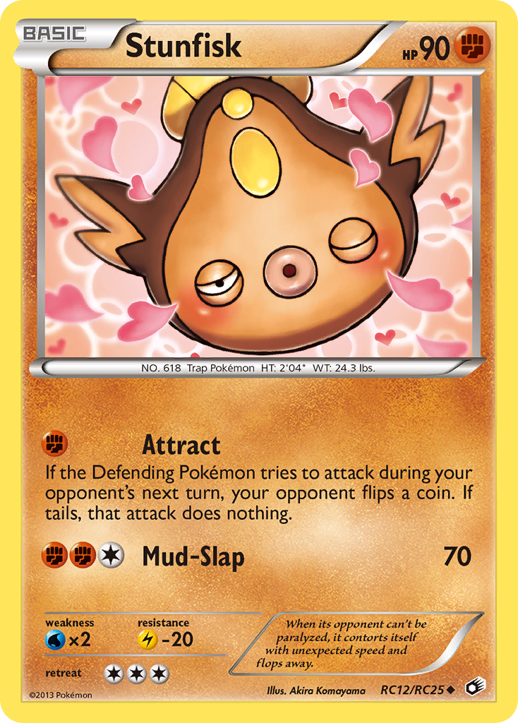 Stunfisk – Legendary Treasures RC12/RC25 Pokémon card