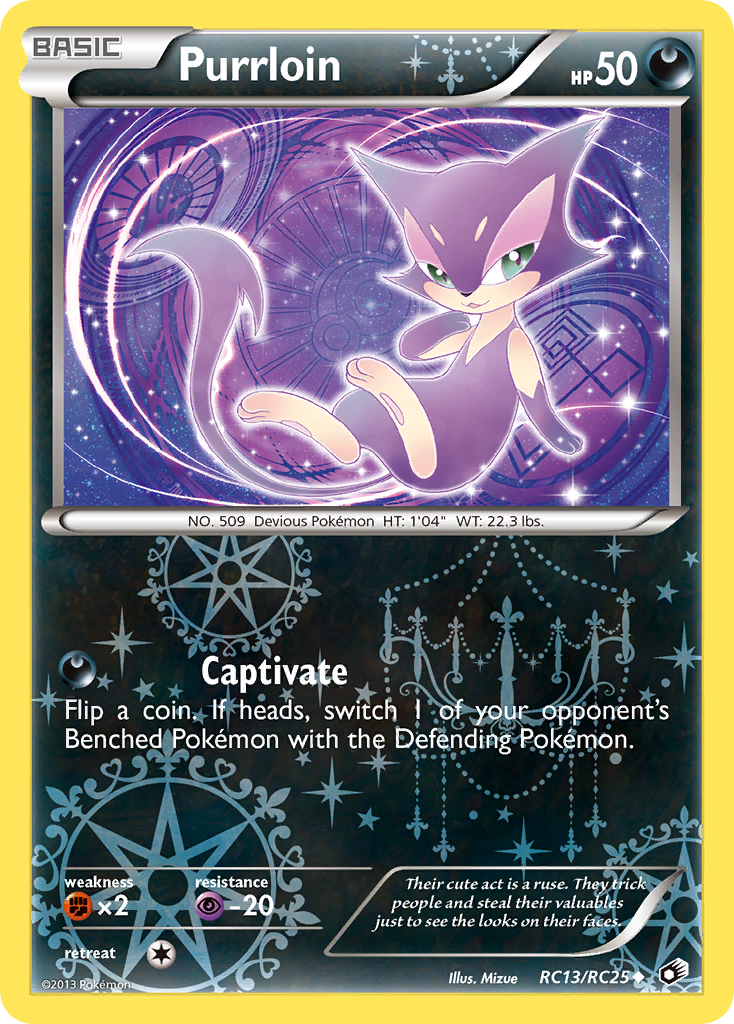 Purrloin – Legendary Treasures RC13/RC25 Pokémon card
