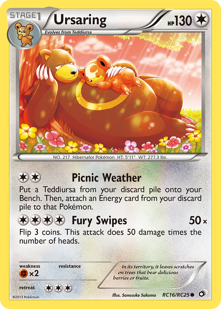 Ursaring – Legendary Treasures RC16/RC25 Pokémon card