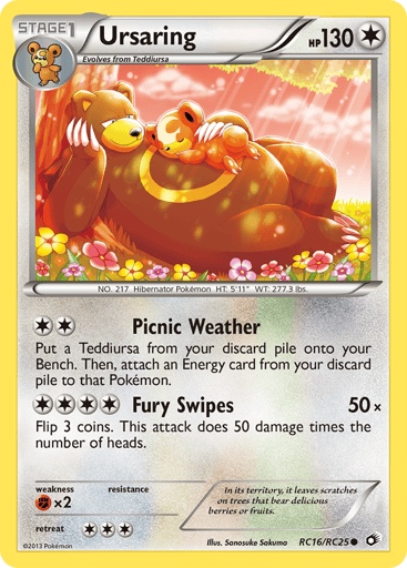 Ursaring - Legendary Treasures RC16