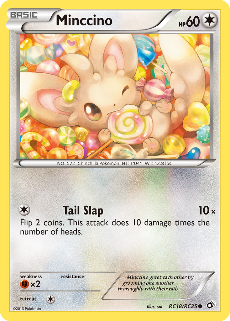 Minccino – Legendary Treasures RC18/RC25 Pokémon card