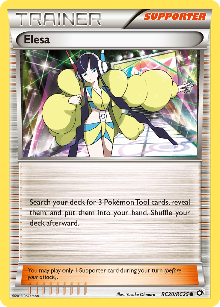 Elesa – Legendary Treasures RC20/RC25 Pokémon card