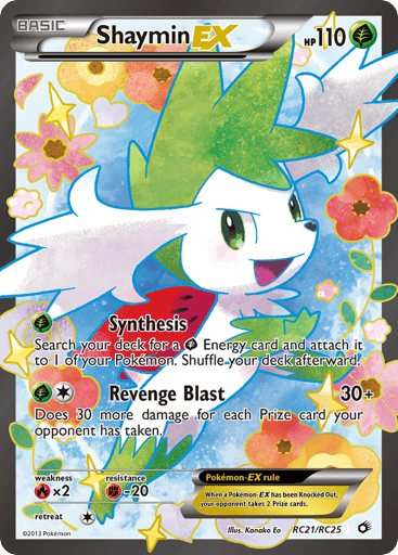 Shaymin-EX - Legendary Treasures RC21