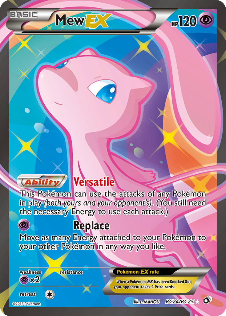 Mew-EX – Legendary Treasures RC24/RC25 Pokémon card