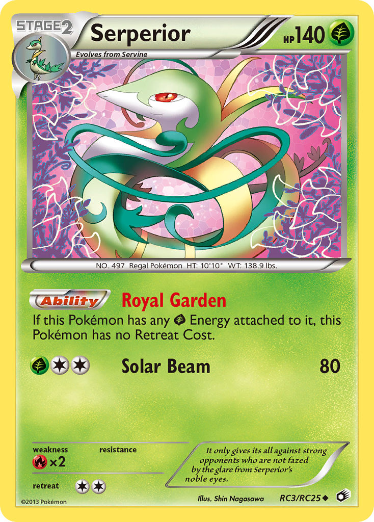 Serperior – Legendary Treasures RC3/RC25 Pokémon card
